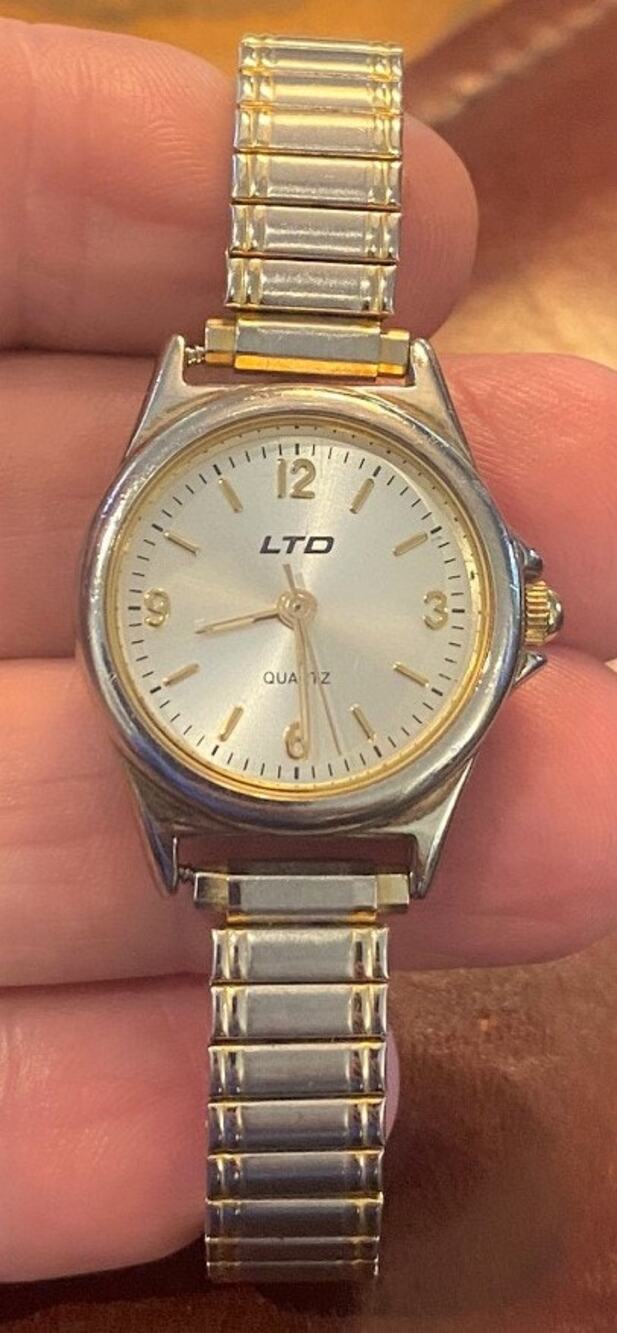 Women's Two Tone LTD 25mm Watch, Quartz, Expanding Band